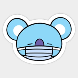 Masked Koya Sticker